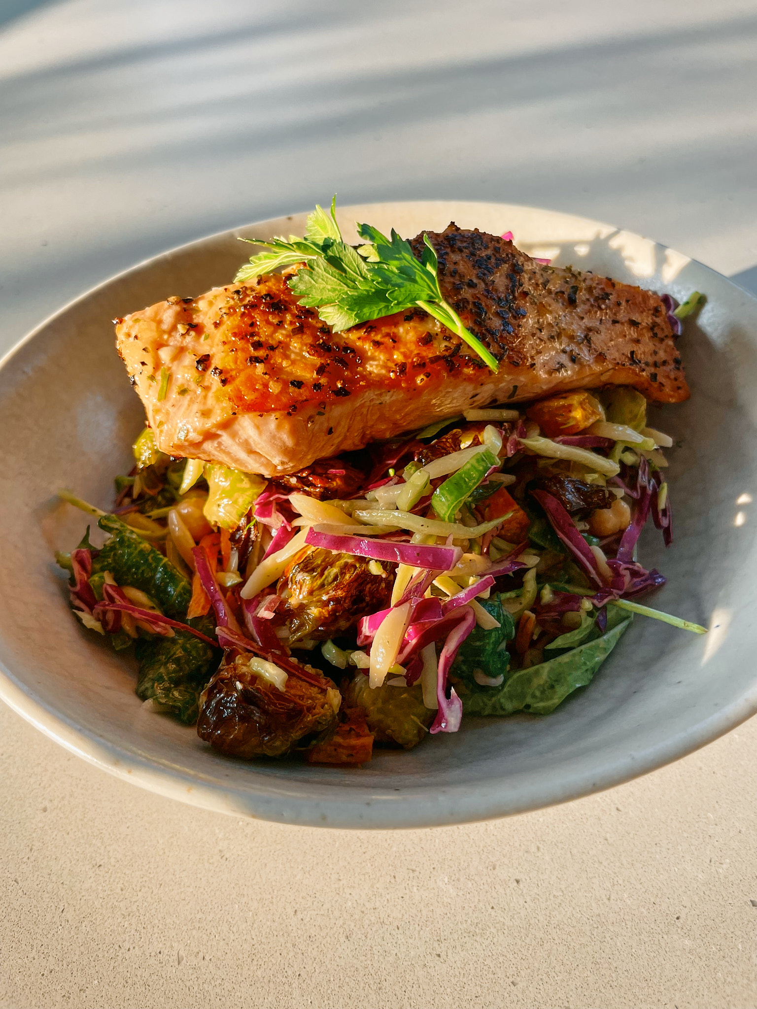 summer salmon salad