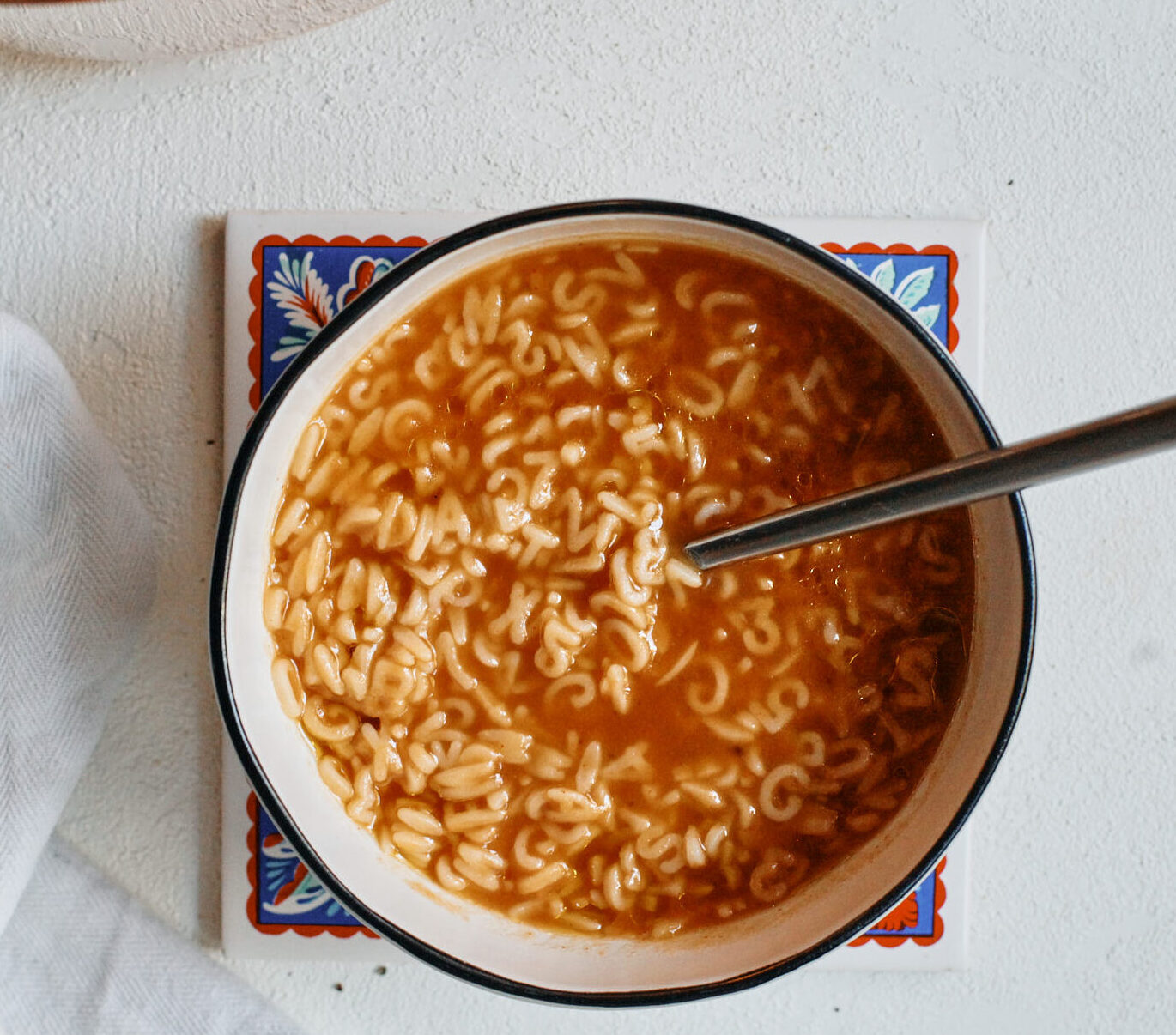 hidden vegetable alphabet soup
