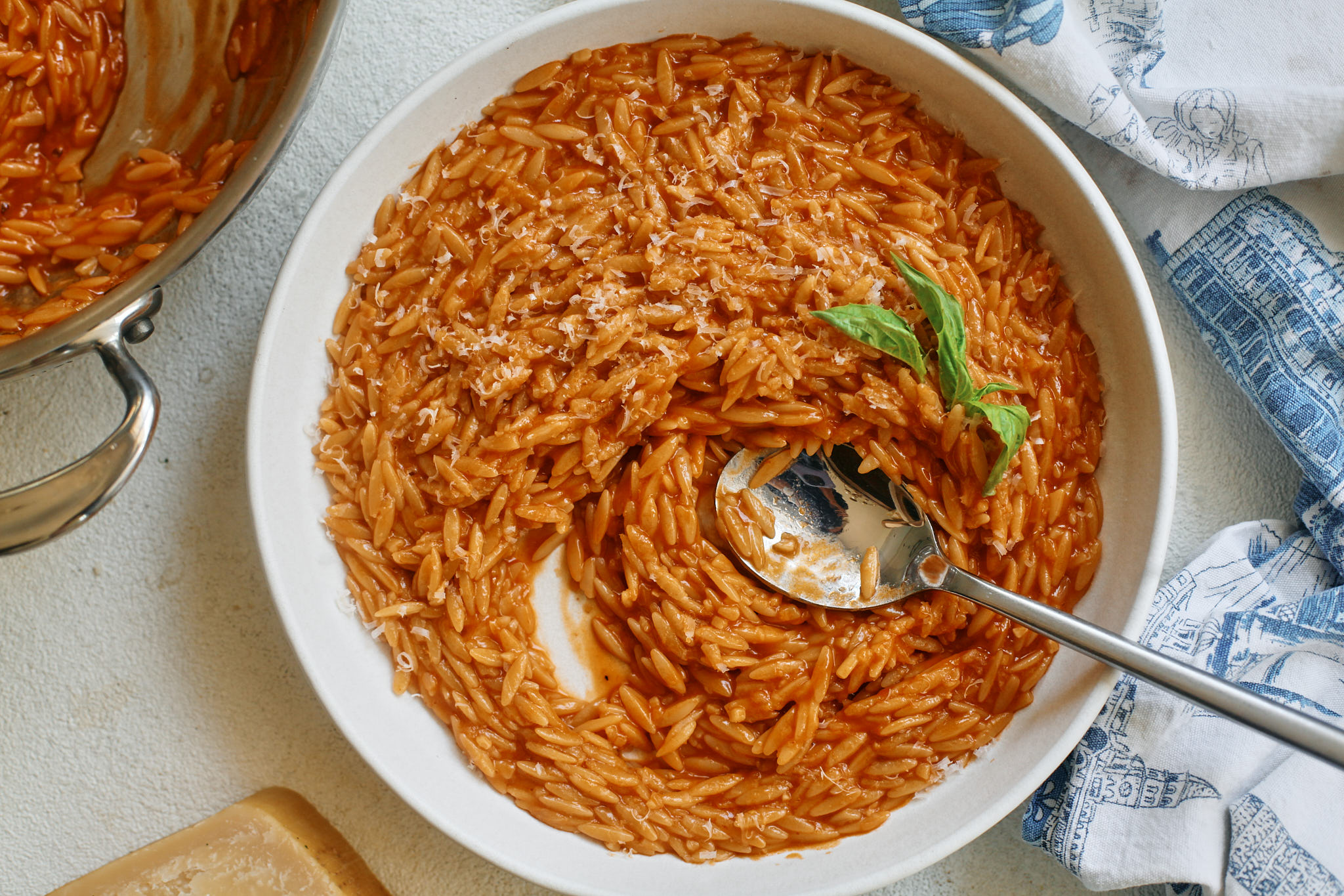 creamy tomato orzo