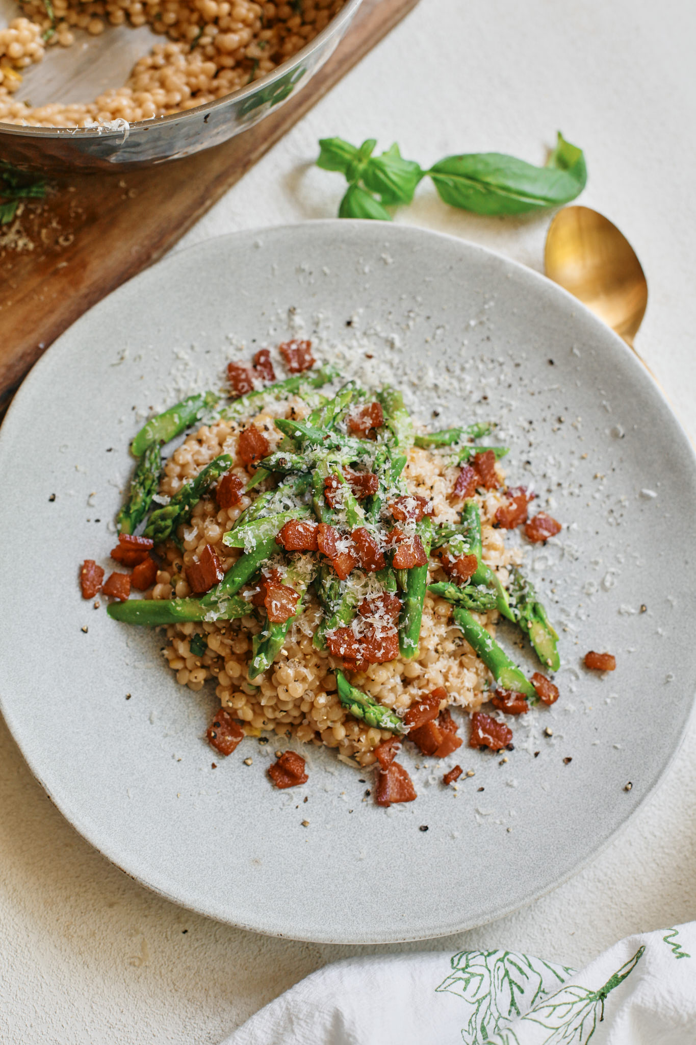 Bacon Asparagus Couscous 2024 5 creamy asparagus and bacon couscous