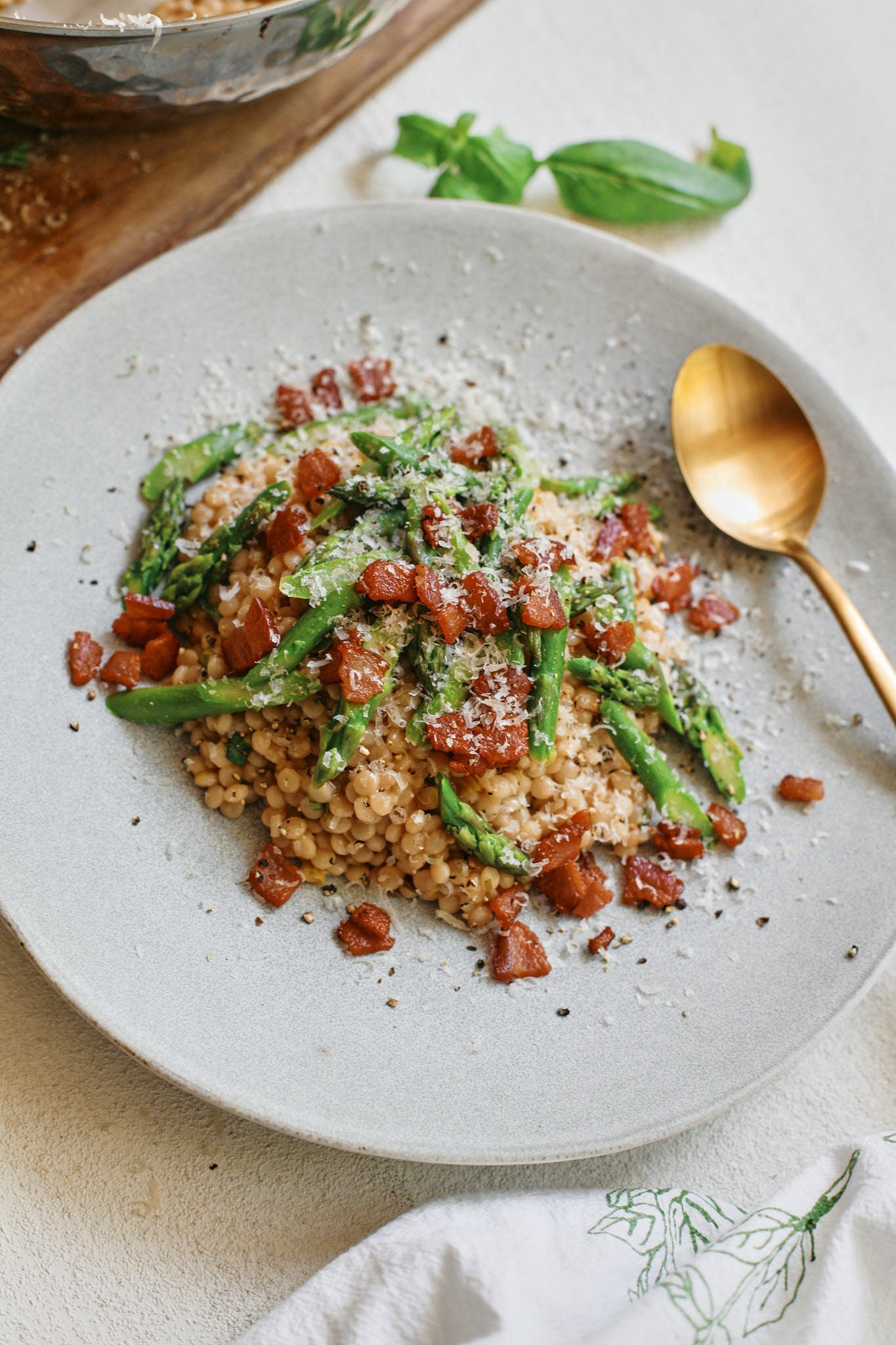 Bacon Asparagus Couscous 2024 6 creamy asparagus and bacon couscous