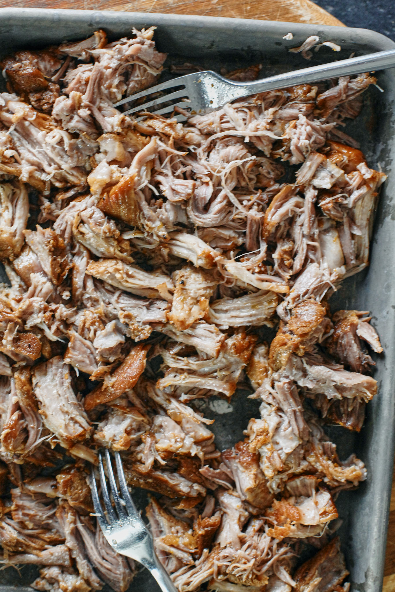 shredded citrus braised pork