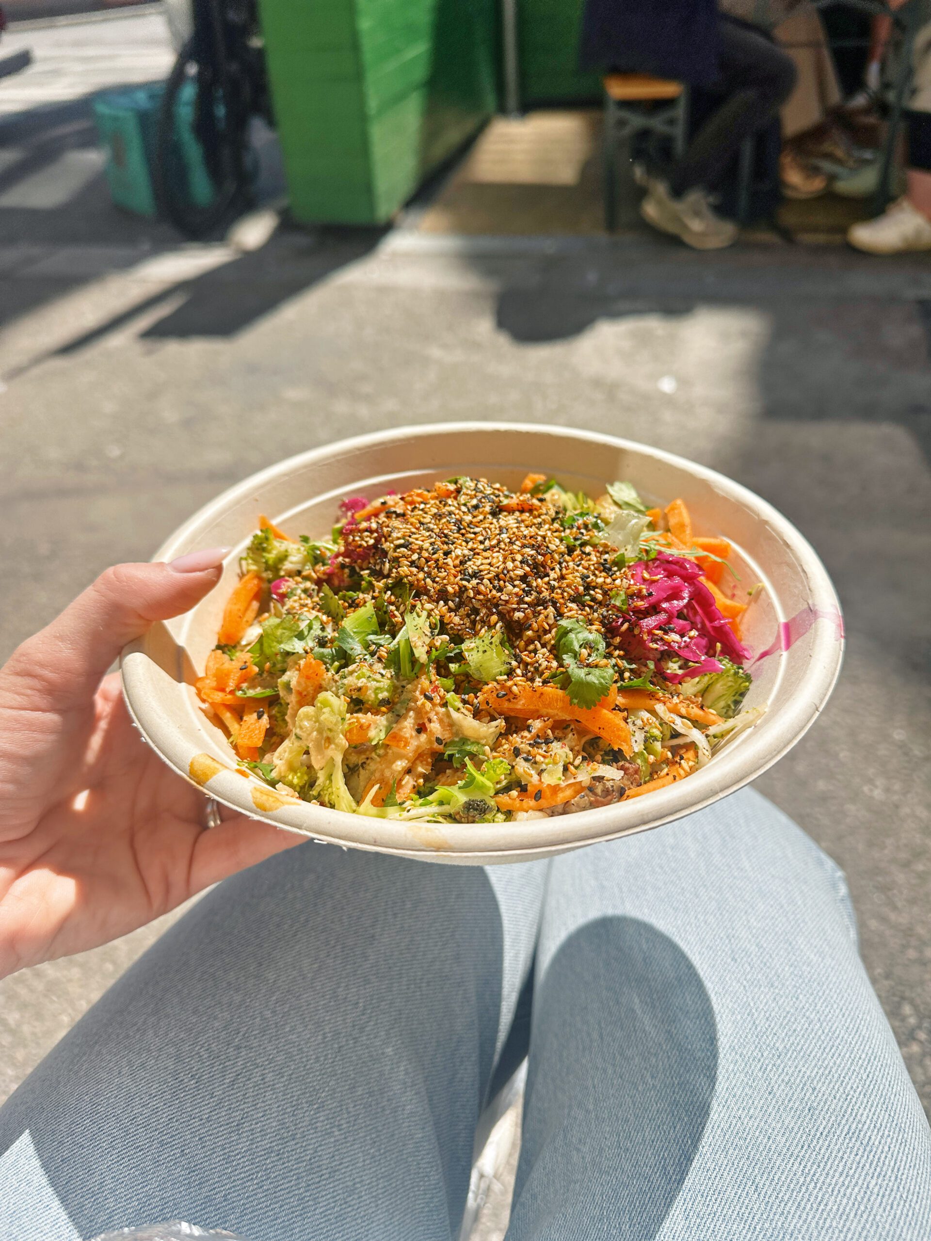 a grain/salad bowl from Sprout Co