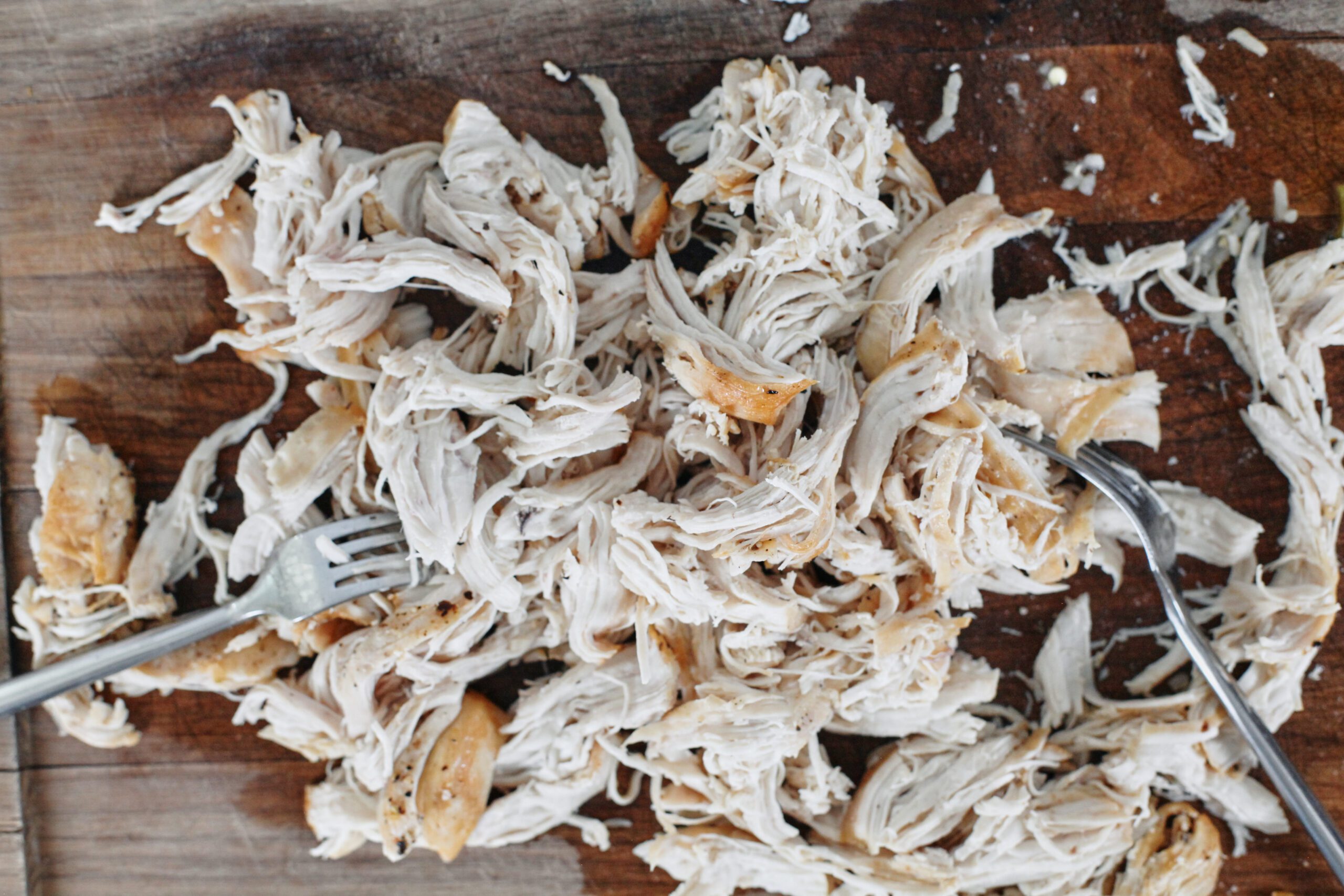 shredded chicken breasts