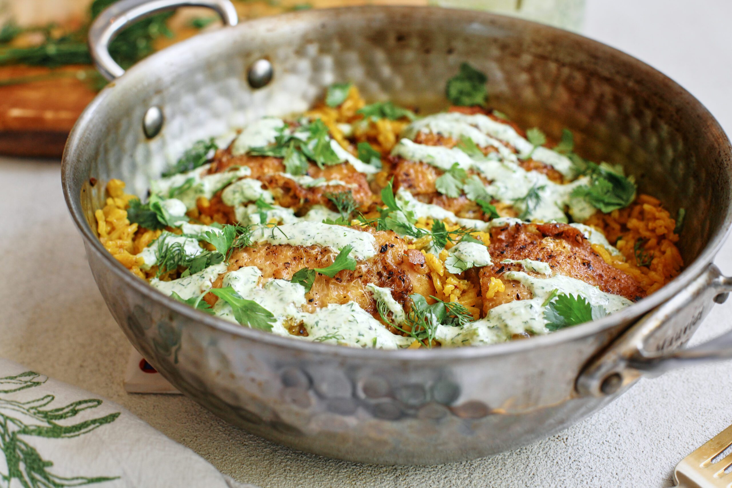 One Pot Golden Chicken and Rice 16